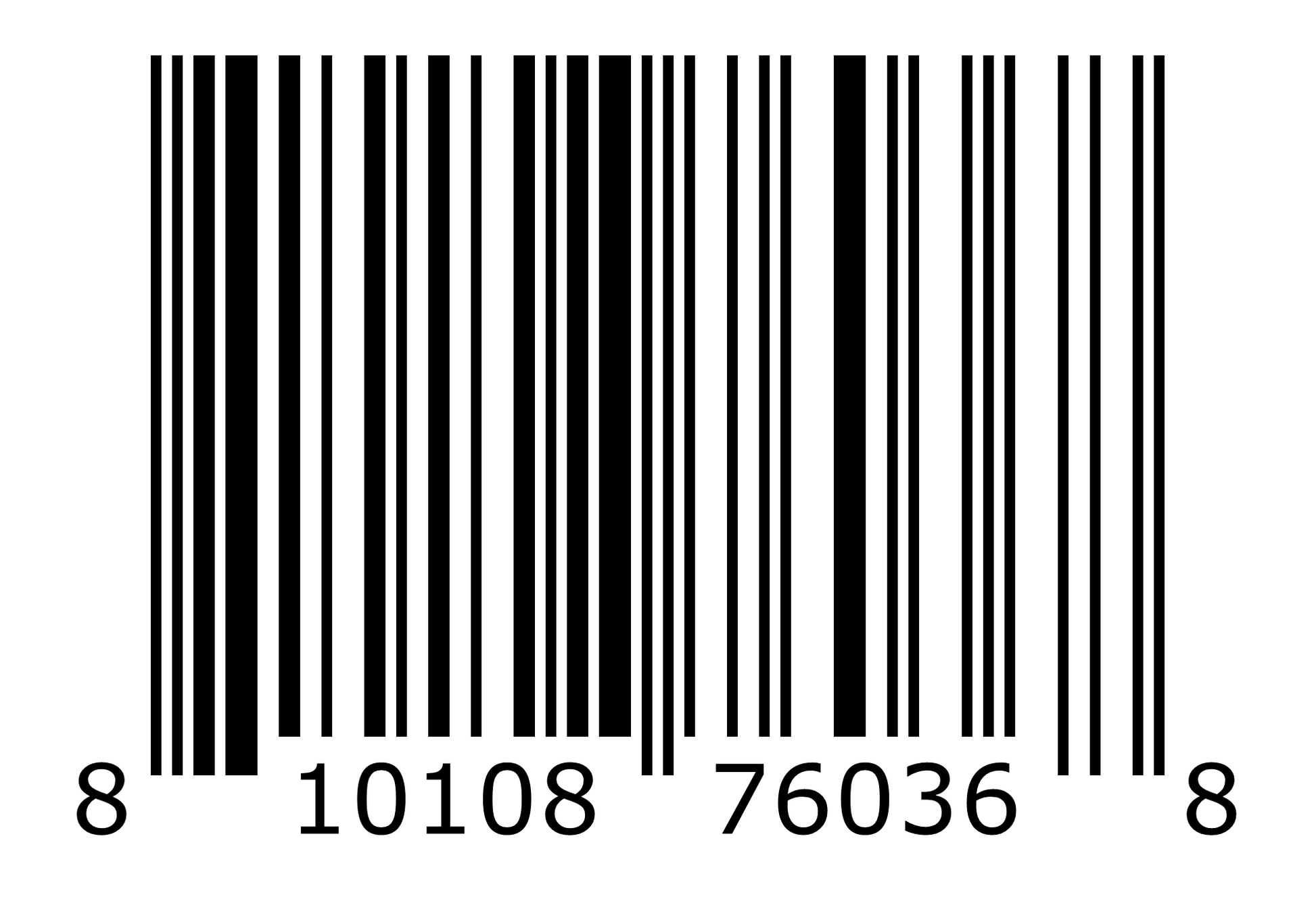 00810108760368 UPC- BLOL002B228