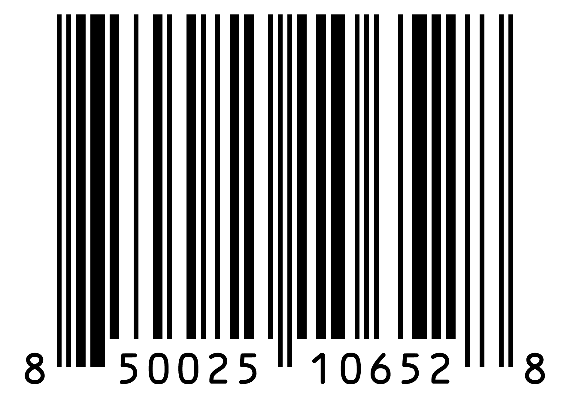 00850025106528 UPC-TIG45