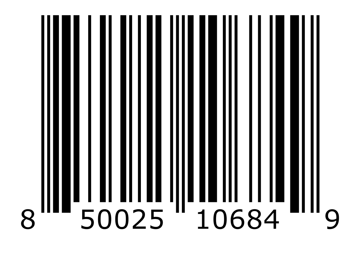 00850025106849 UPC-A ISAR04B204