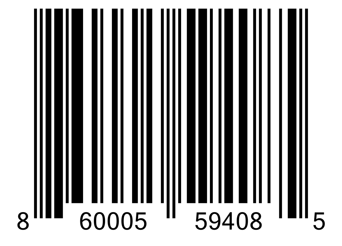 00860005594085 UPC-A SST1