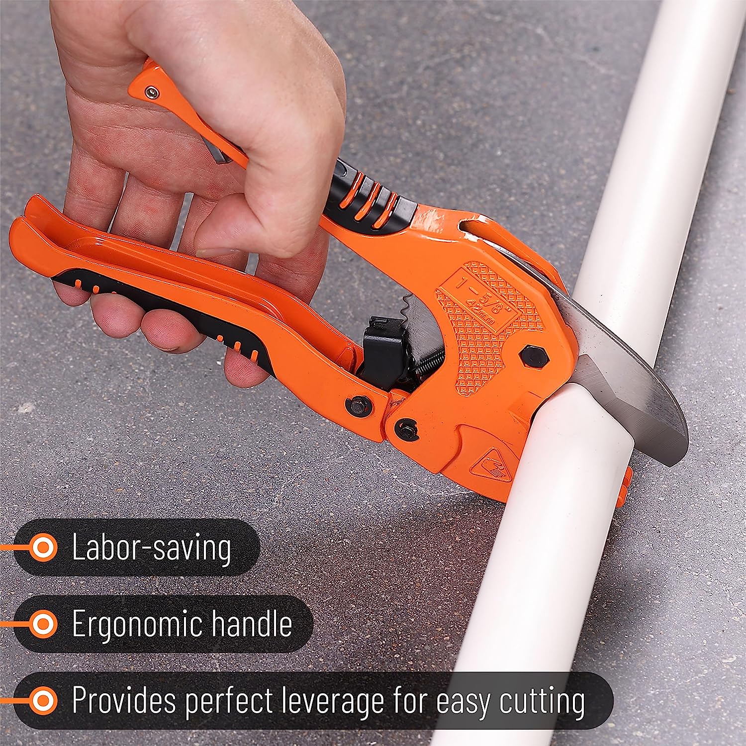 Pvc Pipe Cutter Bates Ratcheting Cuts Up To 1-5/8