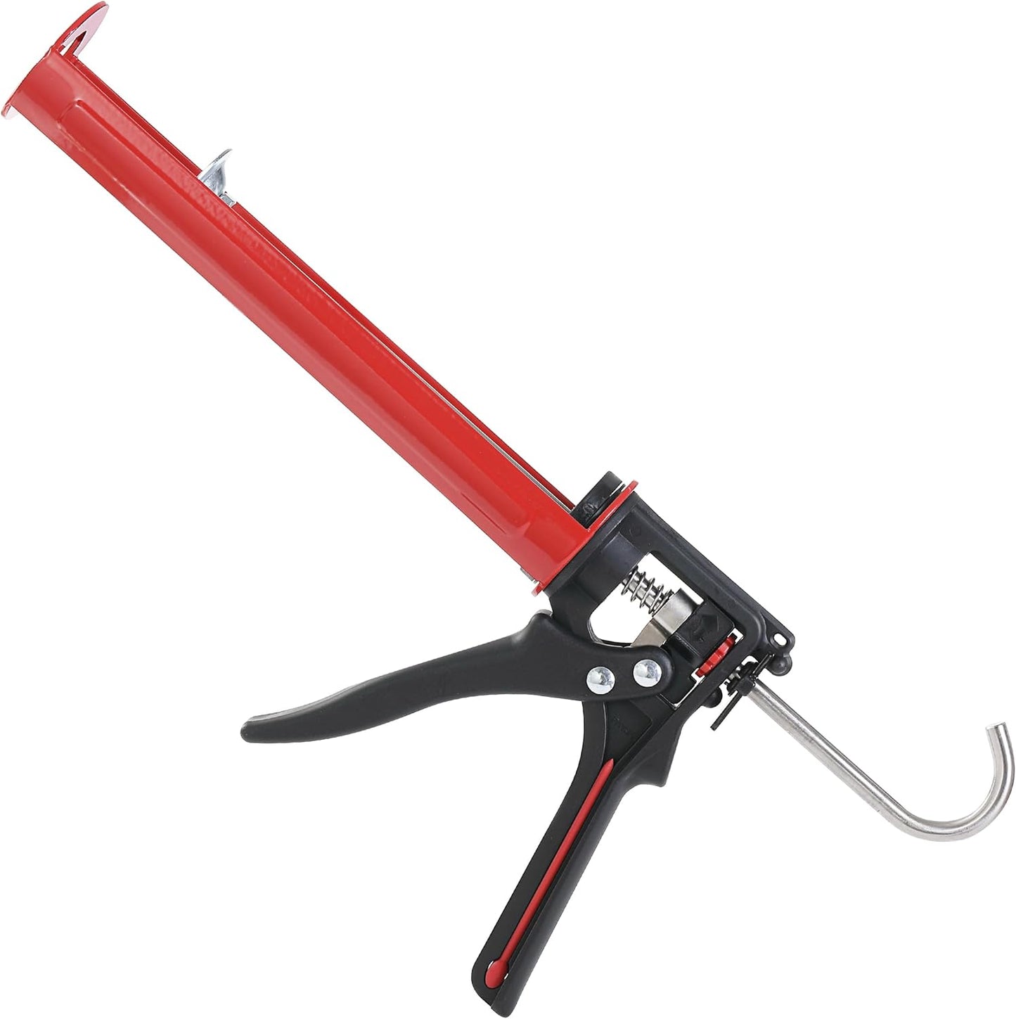 Caulking Gun, 25:1 Thrust Ratio, Black & Red, Caulking Tool Gun