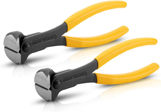 Bates- Nail Puller, Yellow, 2 Pack, Nail Remover Tool, Cutting Pliers, Carpenter Tools