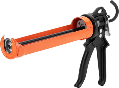 Bates- Caulking Gun, 24:1 High Thrust Ratio, Orange, Caulking Tool Gun