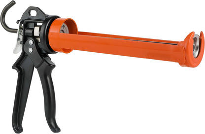 Bates- Caulking Gun, 24:1 High Thrust Ratio, Orange, Caulking Tool Gun