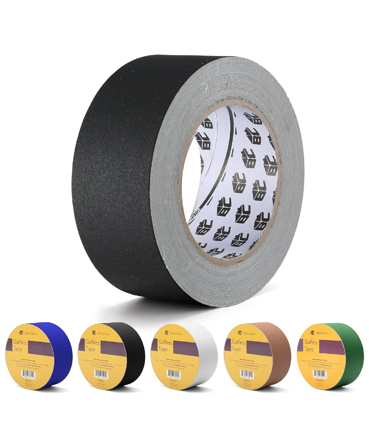 Bates- Gaffers Tape 2 Inch x 23 Yard, 2 Pack, Black Tape, Black Gaff Tape 2 Inch