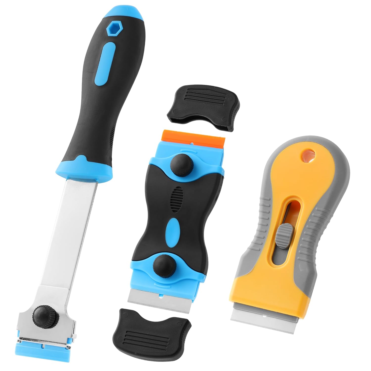 Bates- Razor Blade Scraper Set, 3 Pack, Razor Scraper Set with Extra 5 ...