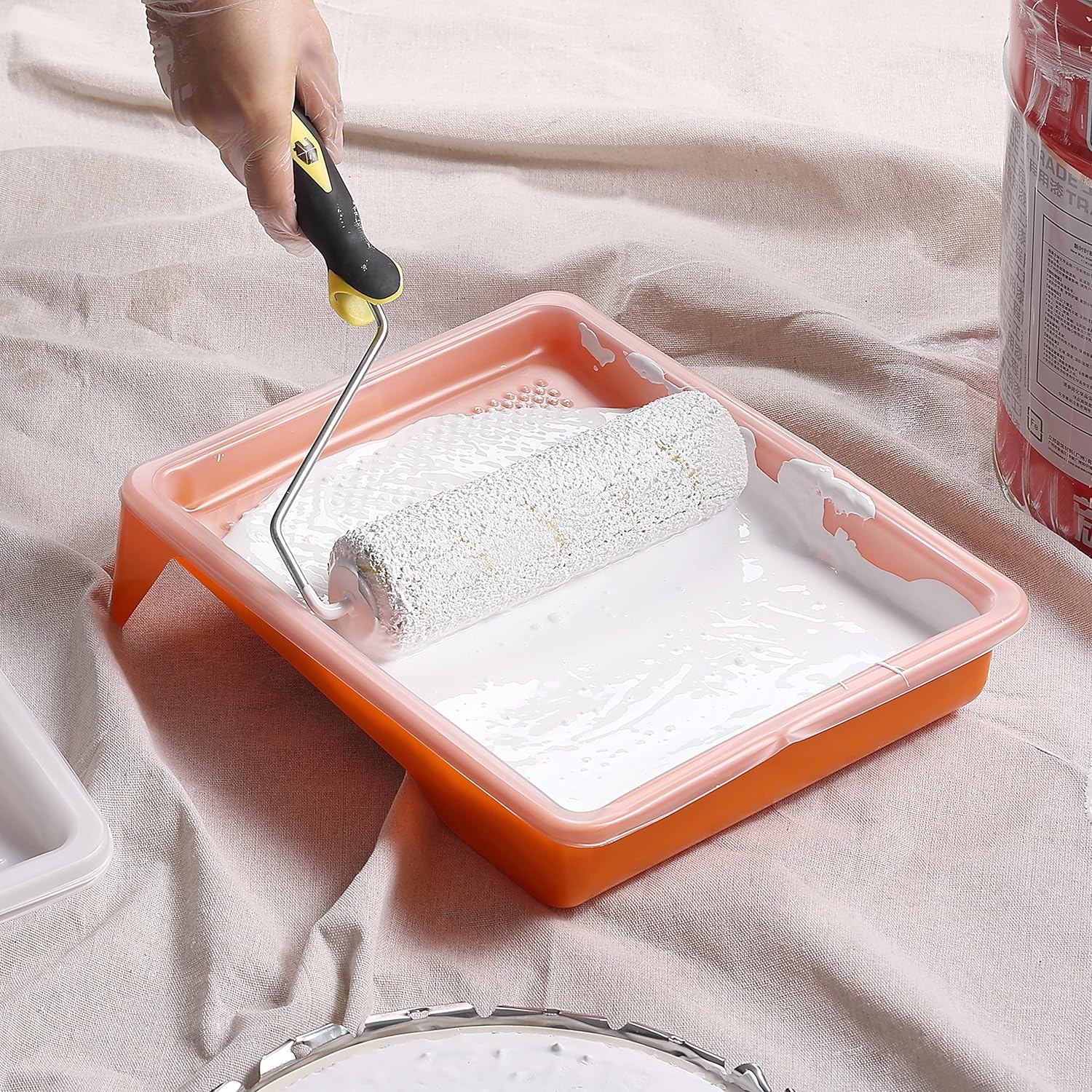 Silverline Wegwerp Roller Tray Liner, 5pk 100mm (PVC, Transparant) - Maakt snelle kleurwisselingen mogelijk, verlengt de levensduur van de lade Silverline Wegwerp Roller Tray Liner, 5pk 100mm (PVC, Transparant) - Maakt snelle kleurwisselingen mogelijk, verlengt de levensduur van de lade