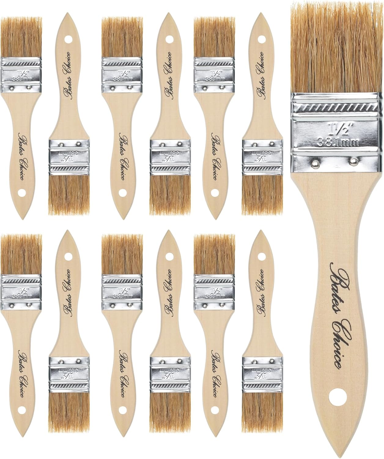 Chip Paint Brushes, 1.5 Inch, 12 Pack, Chip Brush, Brushes for Painting