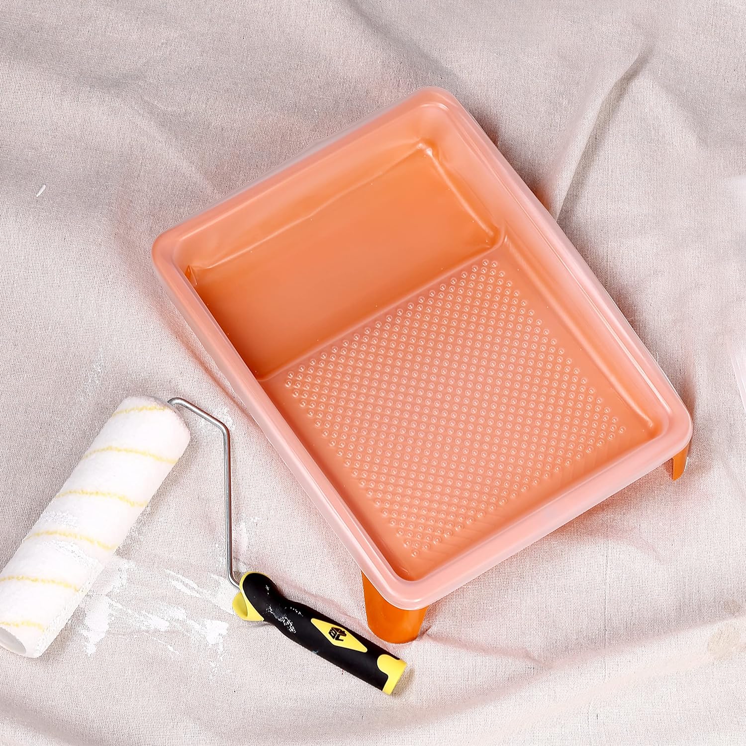 Precision Defined Verflade Liner Set, Supreme Verfroller Trays met diepe verfzakken en gestructureerde rand - Duurzaam Heavy Duty Plastic (12 stuks) (10 cm Precision Defined Verflade Liner Set, Supreme Verfroller Trays met diepe verfzakken en gestructureerde rand - Duurzaam Heavy Duty Plastic (12 stuks) (10 cm