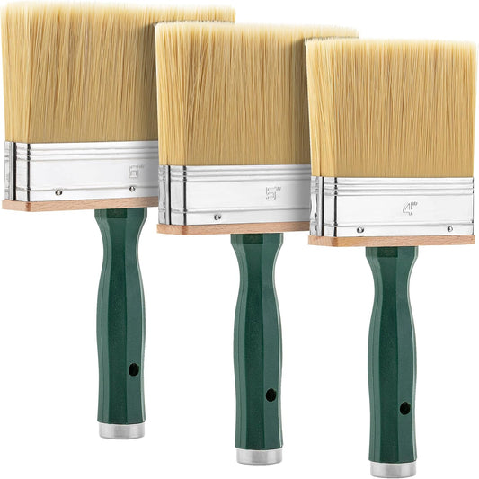 Bates- Deck Stain Brush Set, 3 pcs, 4”, 5”, 6”, Deck Brush