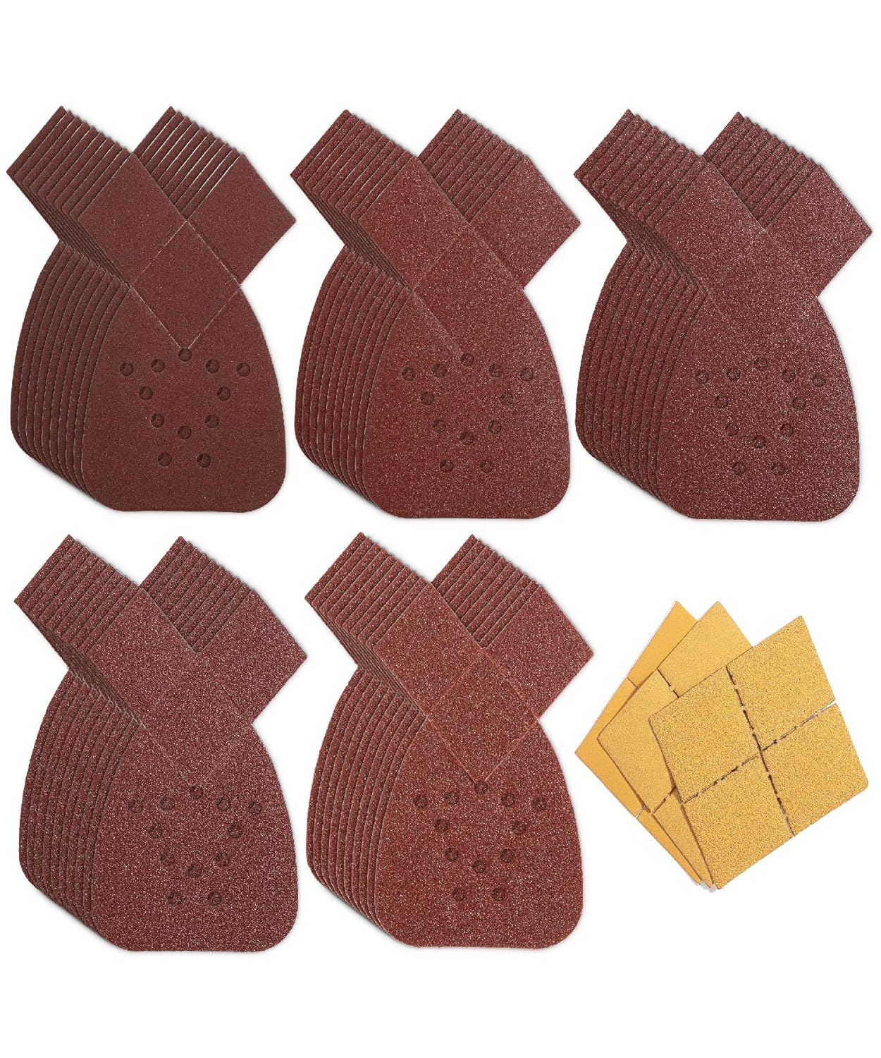 Bates- Mouse Detail Sander Sandpaper, 50 pcs