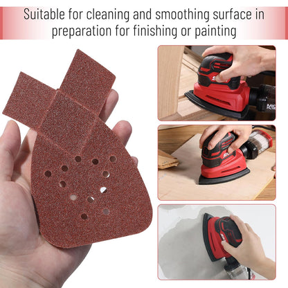 Bates- Mouse Detail Sander Sandpaper, 50 pcs