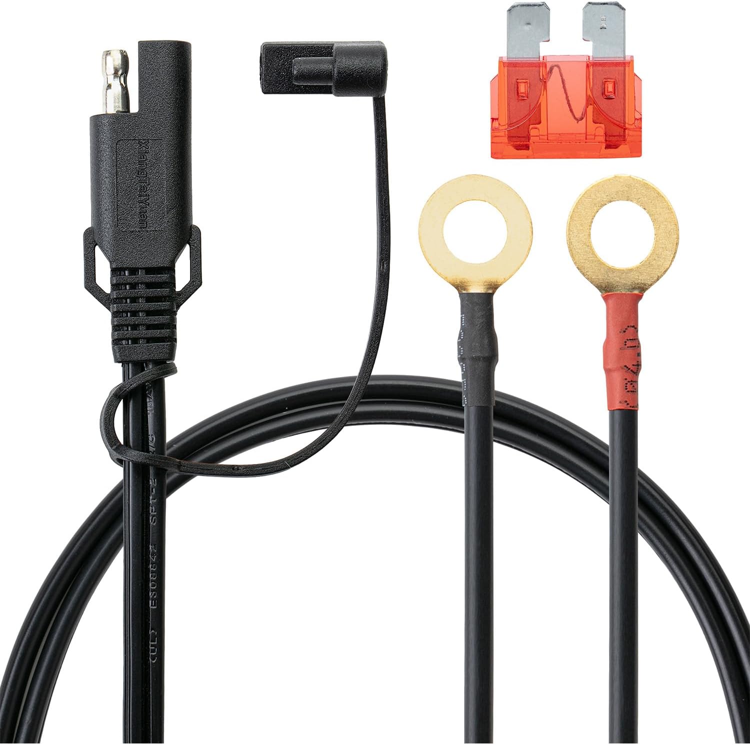 CESFONJER 50 A 600 V batterij-aansluiting, heftruck acculader connector met 10 AWG O-ring batterij aansluitkabel (2 stuks CESFONJER 50 A 600 V batterij-aansluiting, heftruck acculader connector met 10 AWG O-ring batterij aansluitkabel (2 stuks
