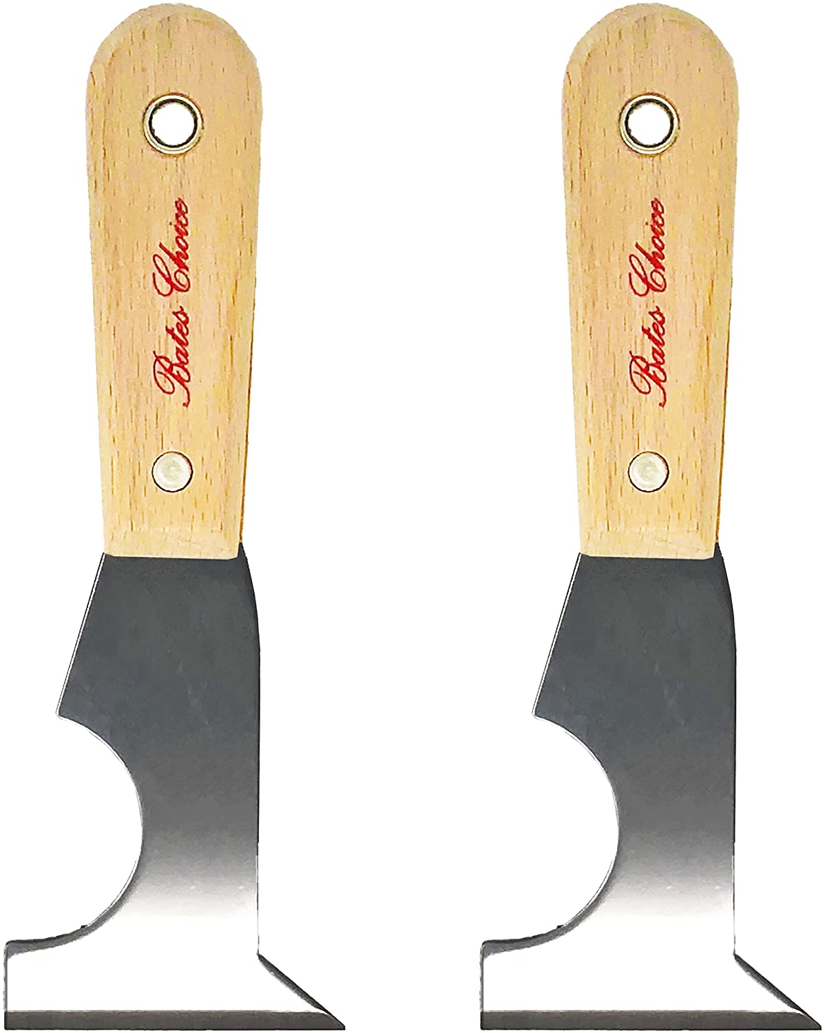 Bates- Paint Scraper, Taping knife, Pack of 2 Putty Knife Scraper, Scraper,  5 in 1 tools, Spackle Knife, Caulk Removal Tool - Bates Choice