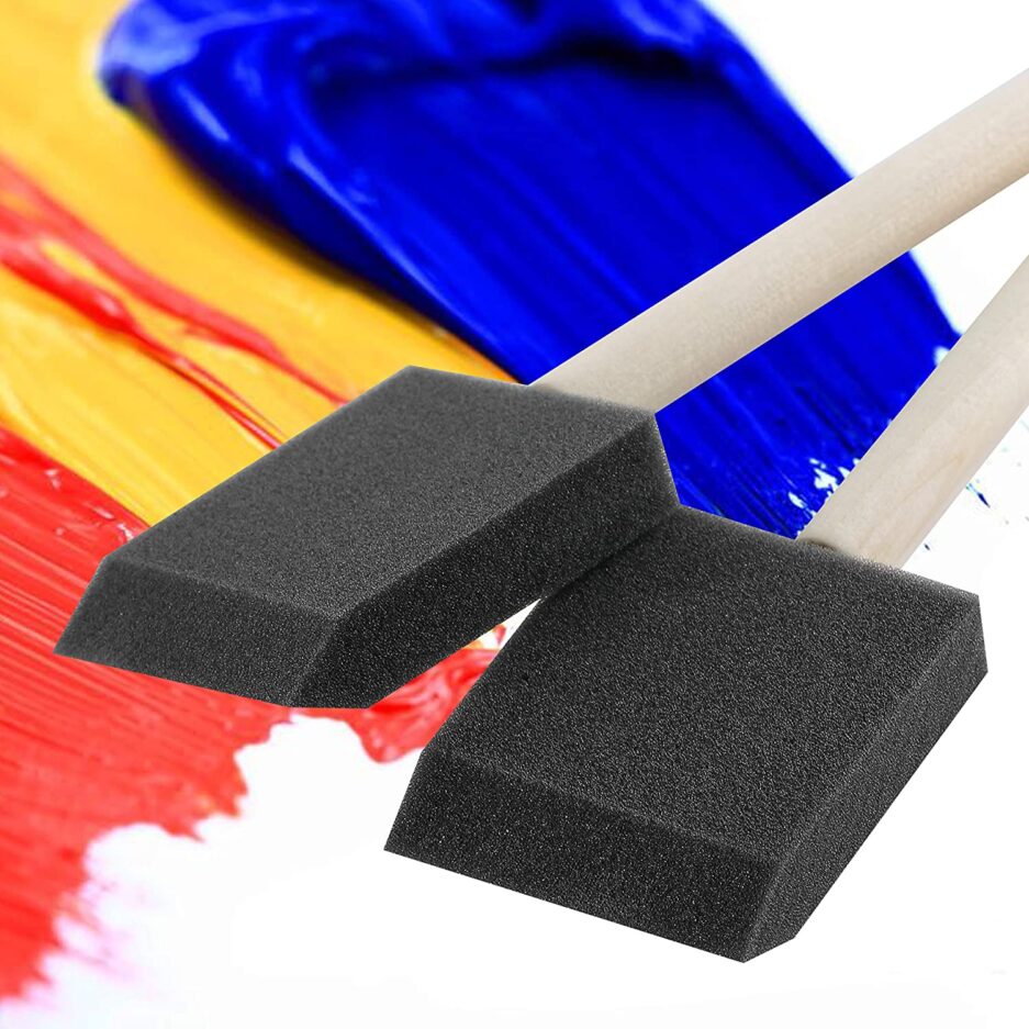 Bates- Foam Paint Brushes, 26 Pack, 1 Inch, Sponge Brushes, Sponge Paint  Brush, Foam Brushes, Foam Brushes for Painting, Foam Brushes for Staining,  Paint Sponges, Foam Brushes for Mod Podge