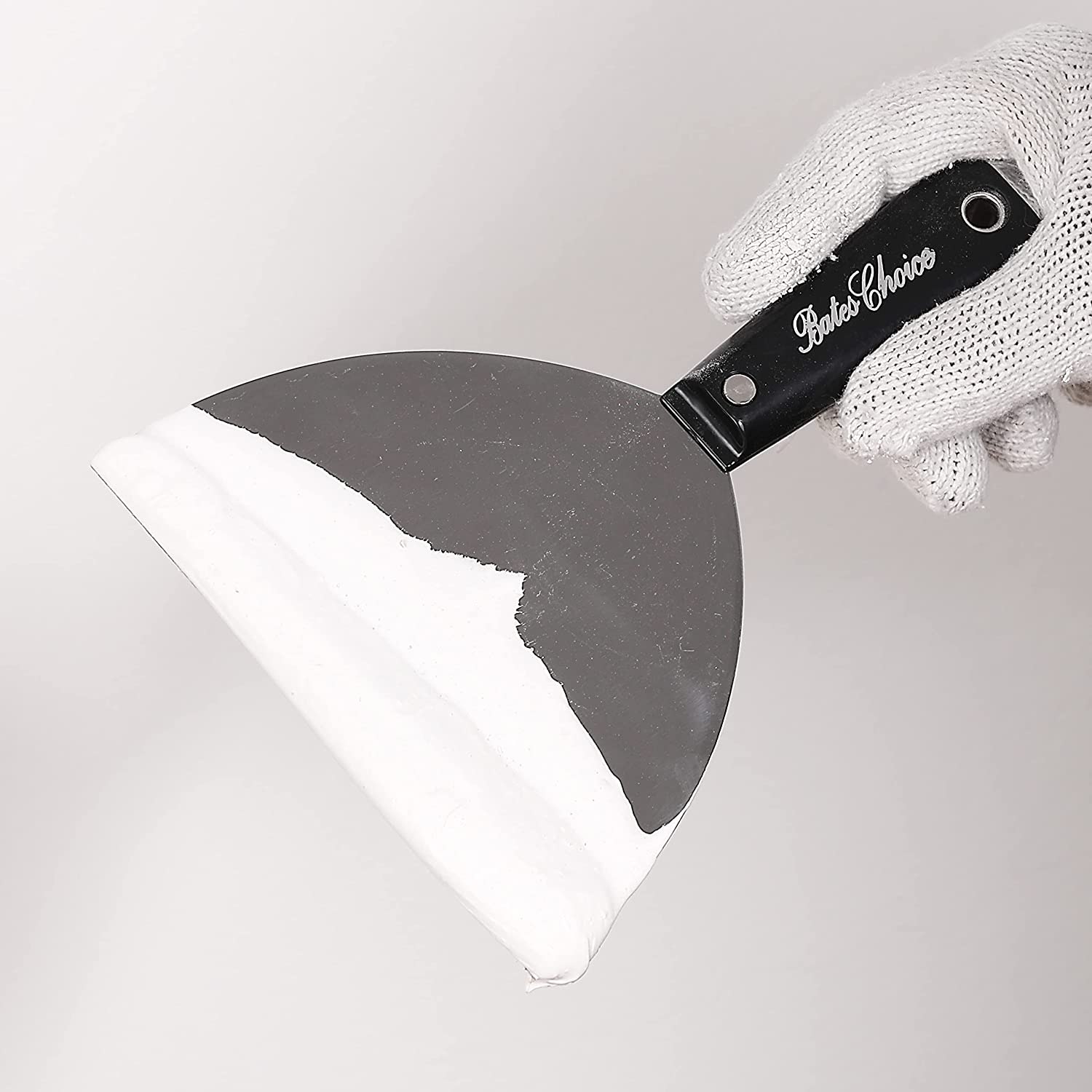 Bates- Putty Knife, 6 Inch, Flexible, Metal Scraper Tool, Taping Knife,  Wall Scraper, spackle knife, Putty Scraper - Bates Choice