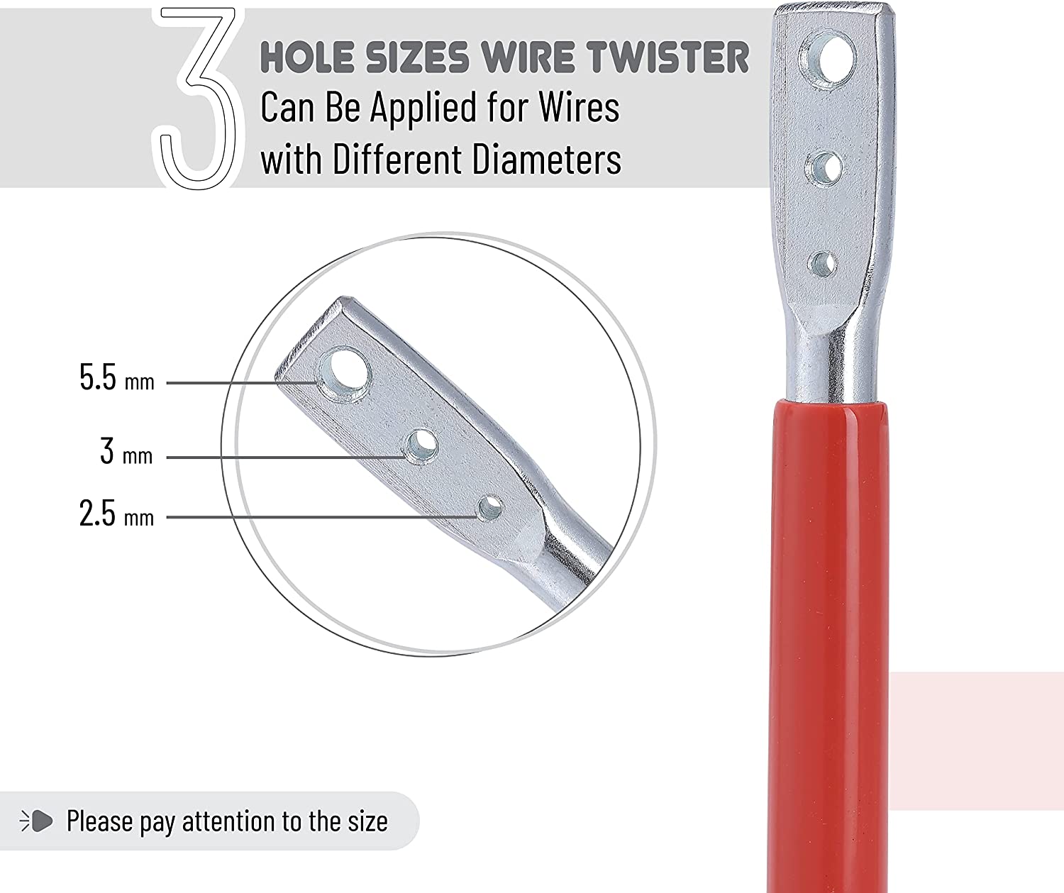 Patriot - 3 Hole Wire Twister Tool