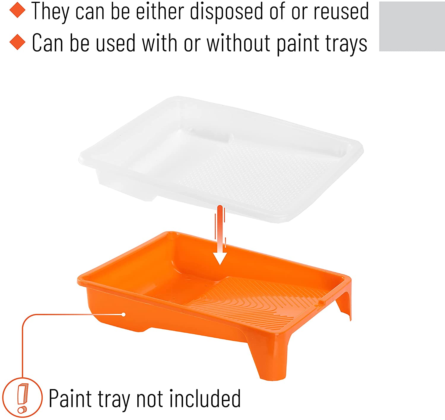 Paint Tray, Paint Roller Tray