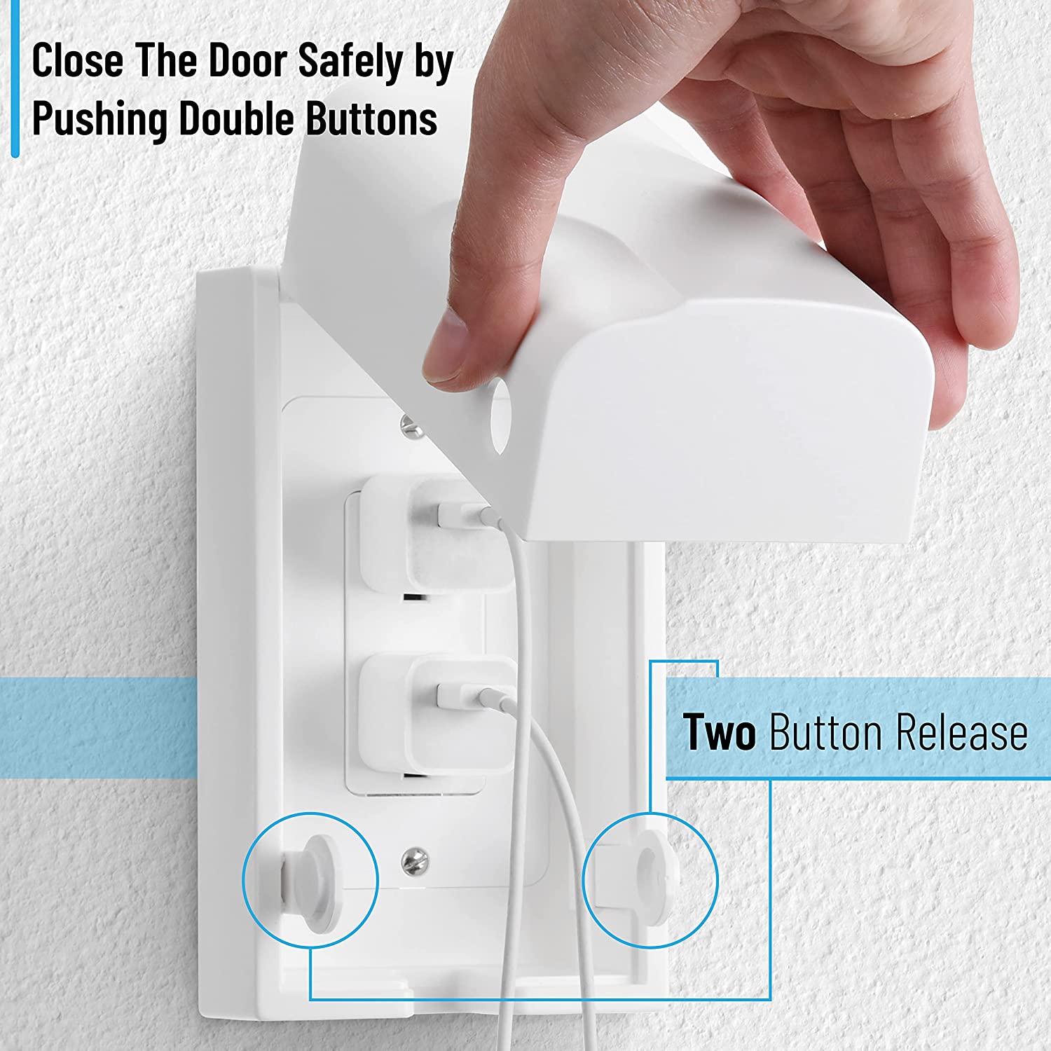 Outlet Box Cover Baby Proof Outlet Covers Outlet Covers Baby Proofing Plug Covers for Electrical Outlets Child Proof Outlet Cover Baby Safety Outlet Cover Box Bates Socket Covers for Outlets 