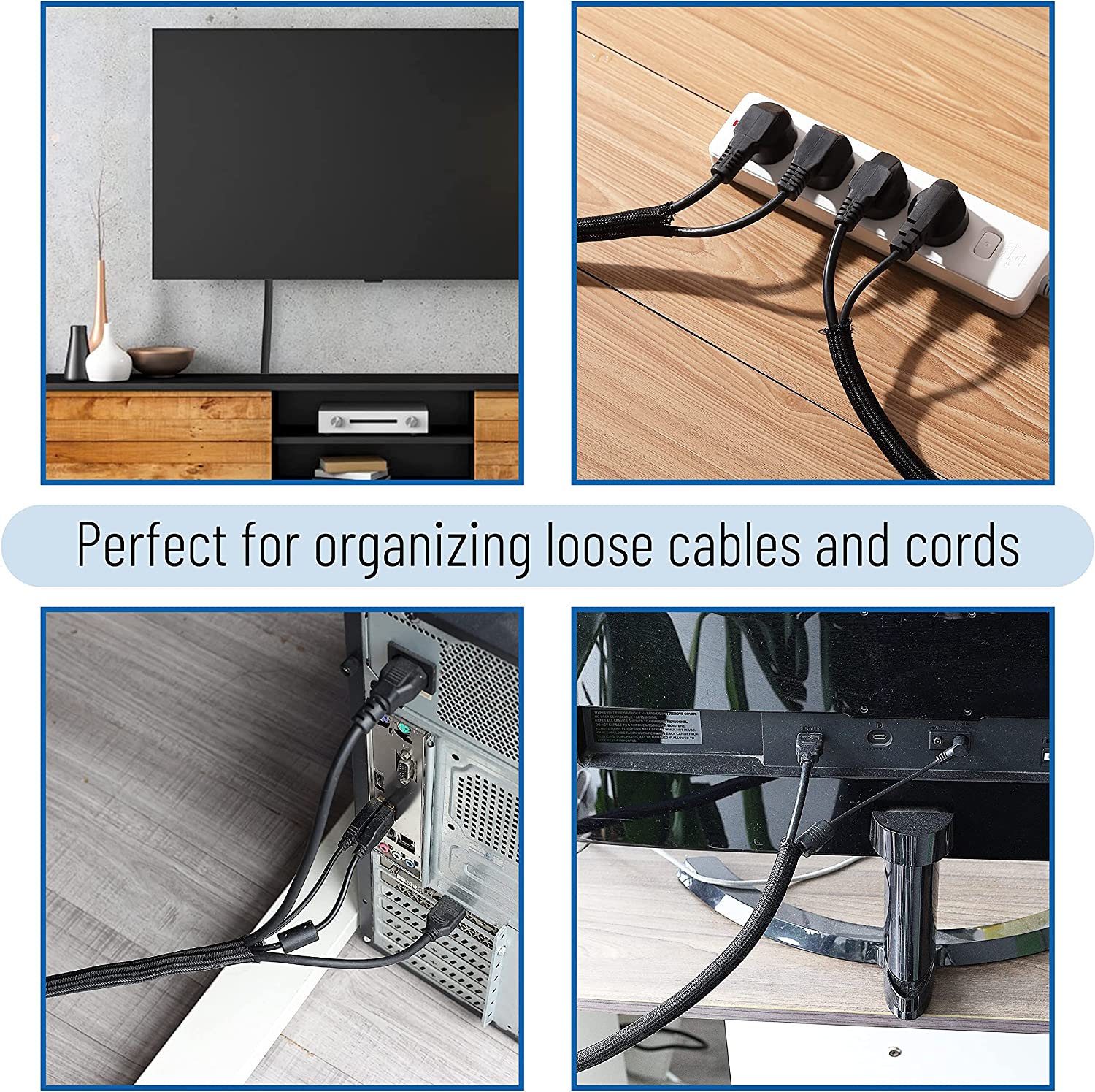 Cable Sleeving, Braided Sleeve & Wire Loom Cable Management 